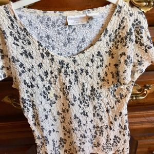 Worthington Petite Black & White Top